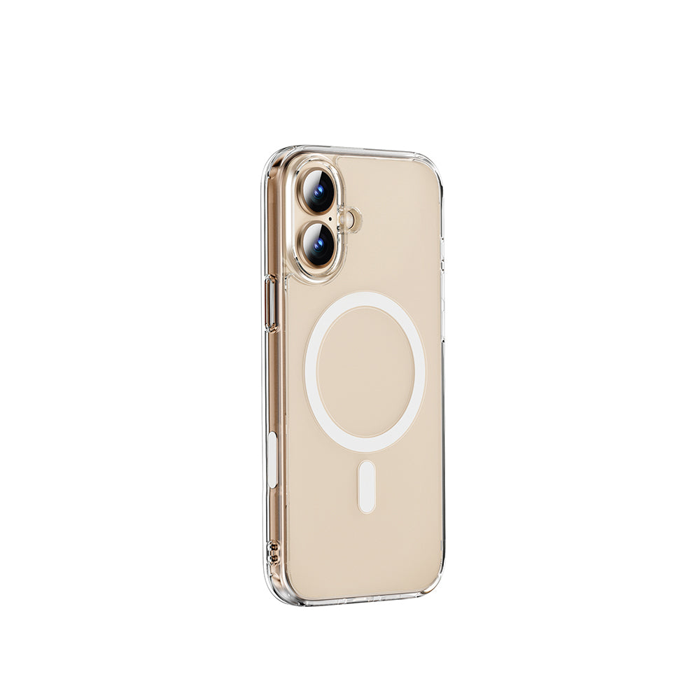 Wiwu MCC-102 iPhone 16 Plus Magnetic Crystal Sert PC Telefon Kılıfı Wiwu MCC-102 iPhone 16 Plus Magnetic Crystal Sert PC Telefon Kılıfı